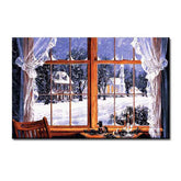 Painting by Numbers Winter Day in America